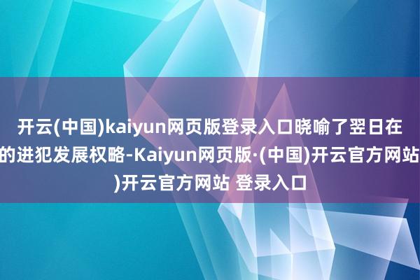 开云(中国)kaiyun网页版登录入口晓喻了翌日在中国阛阓的进犯发展权略-Kaiyun网页版·(中国)开云官方网站 登录入口